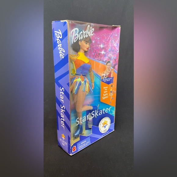 Barbie Olympic Star Skater Michelle Kwan 1997 Brand New In Original Package - Picture 3 of 6